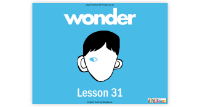 Wonder Lesson 31: In Science