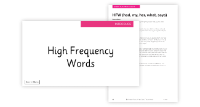 Week 12 - Lesson 5 High Frequency Words