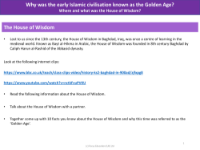 The House of Wisdom - Info Pack - Islamic Civilisation - Year 5