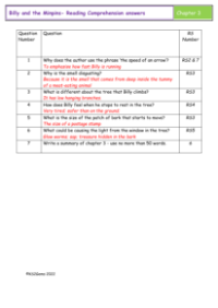 5. Reading Comprehension Answers