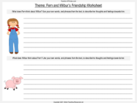 Fern and Wilbur - Fern and Wilbur's Friendship Worksheet