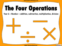 The Four Operations - PowerPoint