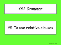 Relative Clauses Presentation