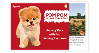 16. ‘Pom Pom Learns To Forgive’ A Fun Writing And Drawing Activity (6 years +)