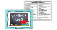 Spellings - Set 8