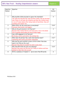 4. Reading Comprehension Answers