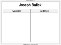 Joseph Balicki Worksheet