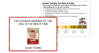 20. The Curious Incident of the Dog in the Night-time - Lesson 20