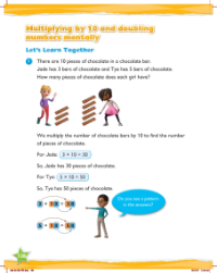 Learn together, Multiplying by 10 and doubling numbers mentally (1)