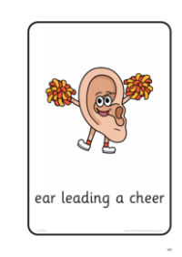 "ear" grapheme cards - Resource