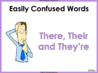 Easily Confused Words - There, Their and They're - PowerPoint