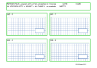  Division Set P 3 digit number - All Tables no remainder