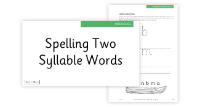 Lesson 3 Spelling Two-syllable Words 