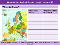 Where is Greece - Worksheet