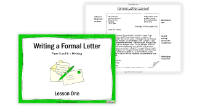 Writing a Formal Letter - Lesson 1 - Formal Letter Layout