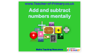 Add and subtract numbers mentally 2