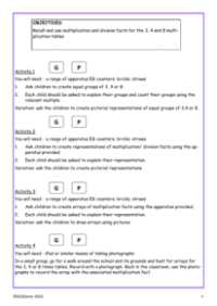 Facts from 3, 4, 8 times tables worksheet