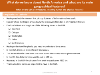 Longitude and latitude - USA