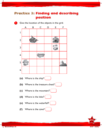 Max Maths, Year 3, Work Book, Finding and describing position
