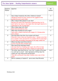 6. Reading Comprehension answers