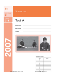 SATS papers - Science 2007 Test A