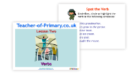 Descriptive Writing - Lesson 2 - Verbs