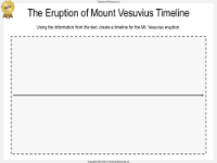 Volcanoes - Unit 2 - Eruption of Mount Vesuvius Worksheet Gold