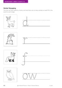 Verbal Voyaging Assessment  - Worksheet 