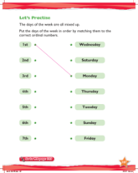 Practice, Days of the week
