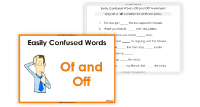 Easily Confused Words - Of and Off