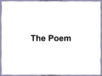 The Poem Powerpoint