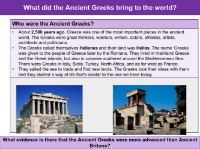 Who were the Ancient Greeks? - Info sheet