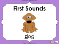 First Sounds   Pre-K - PowerPoint