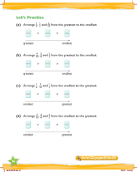 Practice, Equivalent fractions