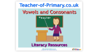 Vowels and Consonants