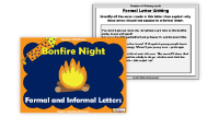 Bonfire Night Non Fiction - Lesson 5 - Formal and Informal Letters