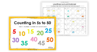 Counting in 5s to 50