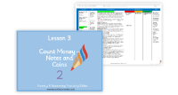 3. Count money notes and coins