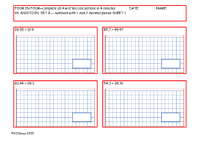 Addition Set B - numbers with 1 and 2 decimal places