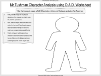 Wonder Lesson 8: Paging Mr Tushman and Nice Mrs Garcia - Mr Tushman Character Analysis