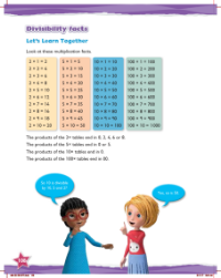 Learn together, Divisibility facts 