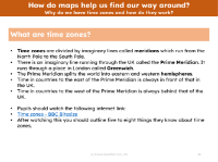 What are time zones? - Info sheet