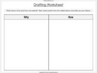 Drafting Worksheet