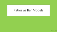 Ratio as Bar Models