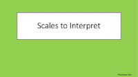 Scales to Interpret