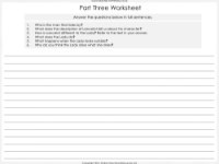 Part Three Worksheet