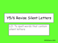 Revise Silent Letters Presentation
