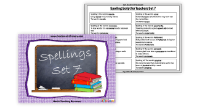 Spellings - Set 7