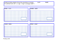 Subtraction Set I - 6d - 5d 2 exchanges