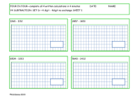  Subtraction Set D - 4d - 4d no exchange